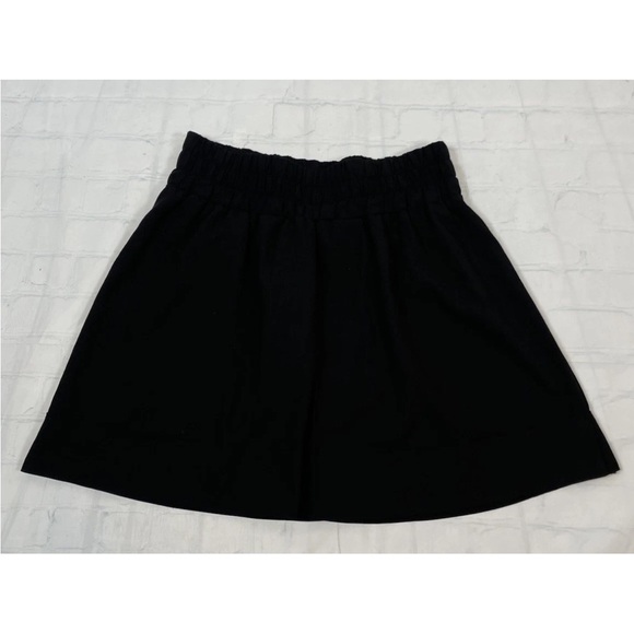 Converse One Star Black Mini Skirt Woman’s Size XS Elastic Waist ,lined Pleated - Picture 4 of 10